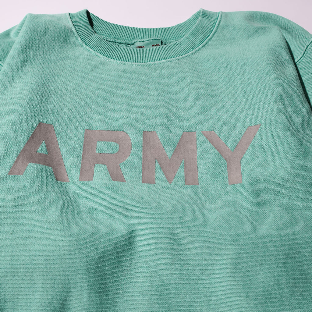 HOUSTON / 22344 PIGMENT R/W SWEAT SHIRT (ARMY) MINT