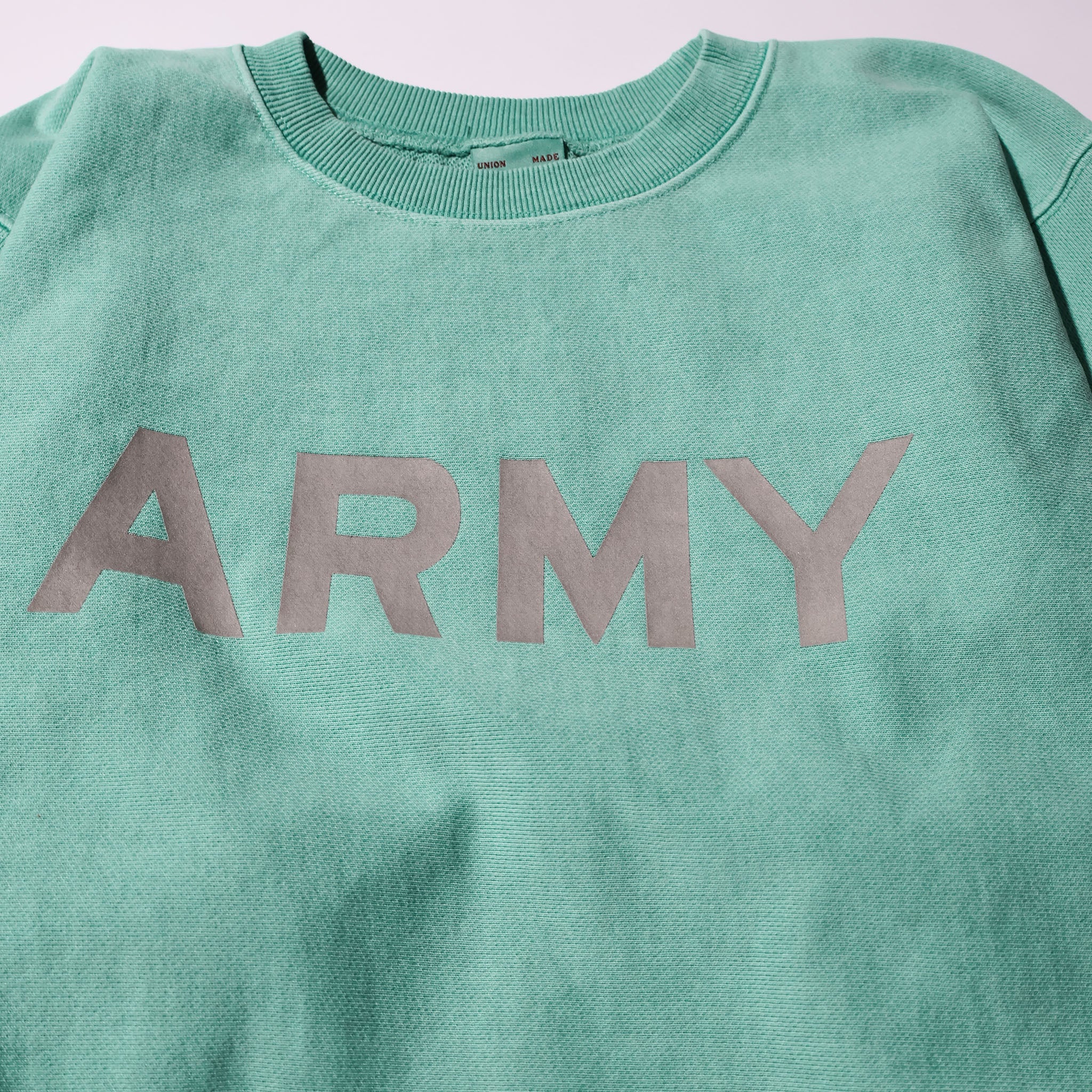 HOUSTON / 22344 PIGMENT R/W SWEAT SHIRT (ARMY) MINT