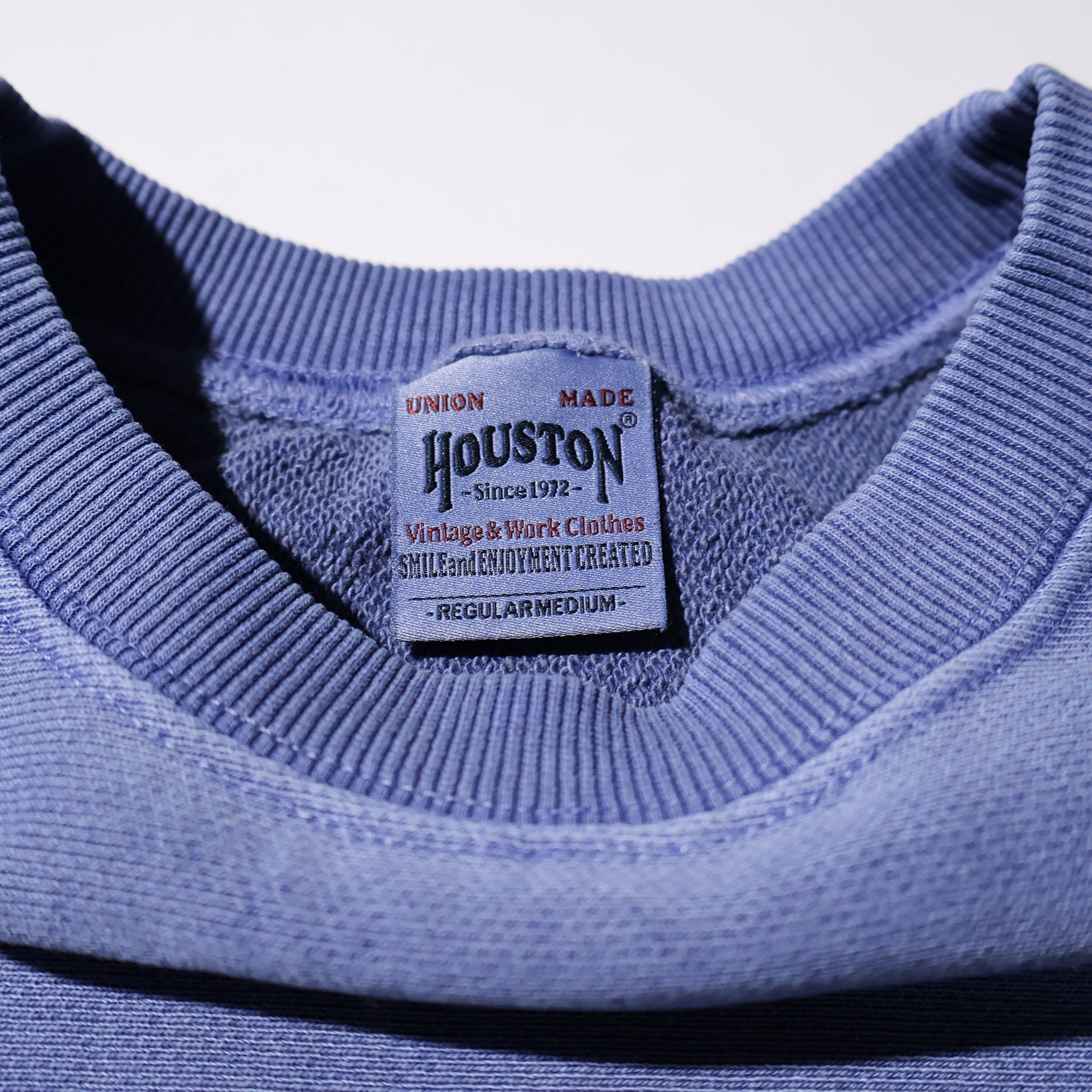 HOUSTON / 22344 PIGMENT R/W SWEAT SHIRT (ARMY) BLUE