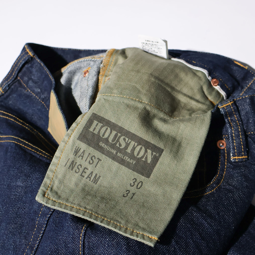 HOUSTON / 10164 WW2 SELVEDGE DENIM PANTS MADE IN JAPAN