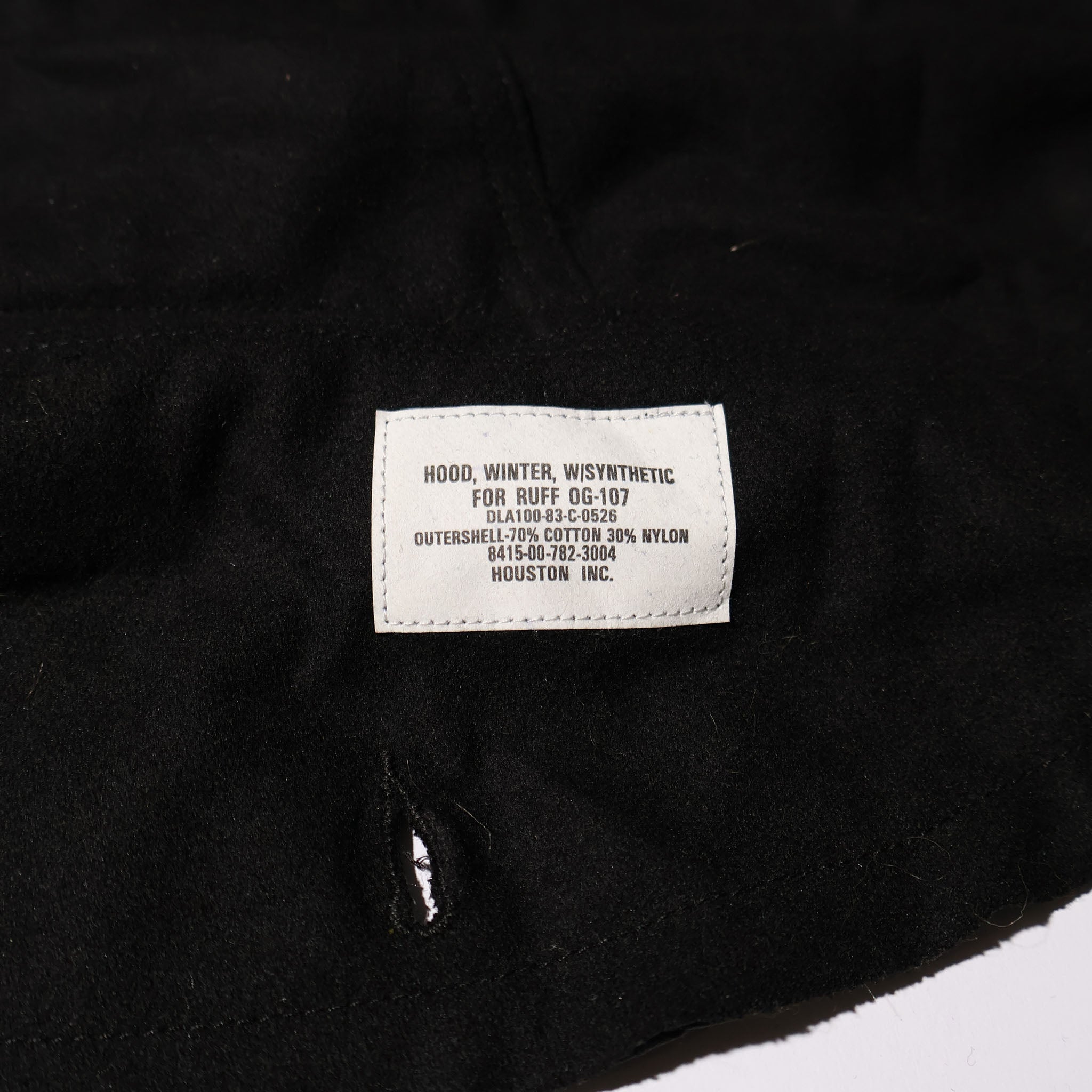 HOUSTON / 5410 M-65 PARKA with LINER BLACK