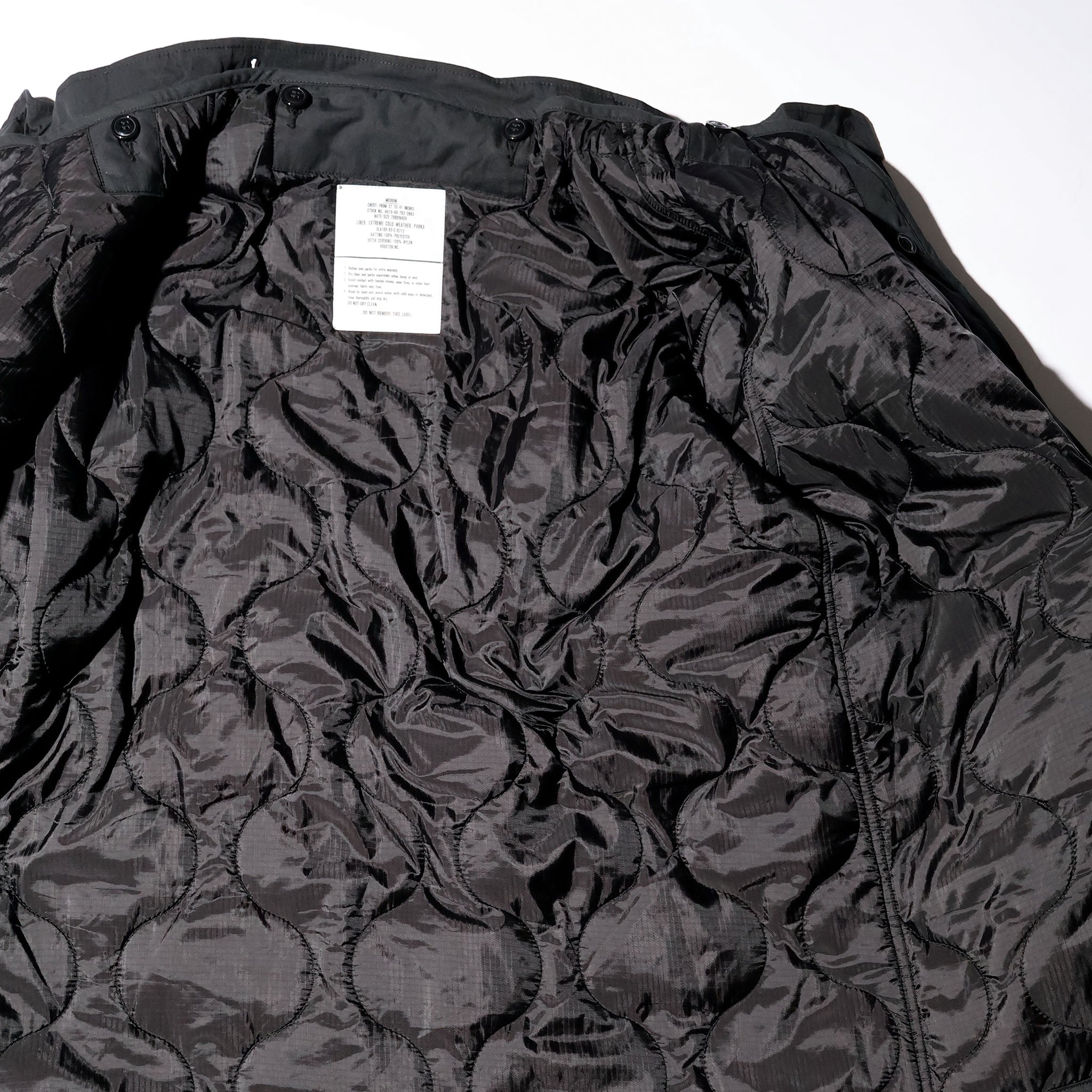 HOUSTON / 5410 M-65 PARKA with LINER BLACK