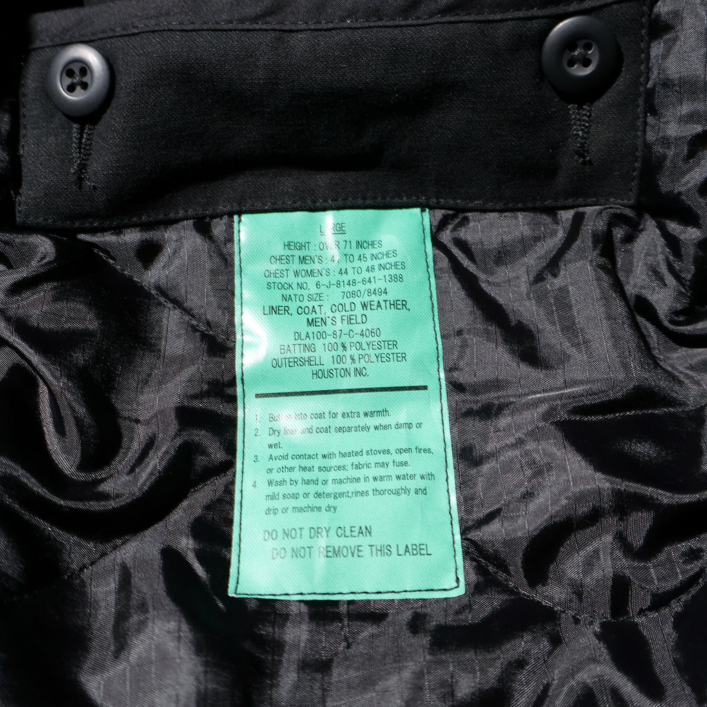 HOUSTON /  50815 M-65 JACKET with LINER BLACK