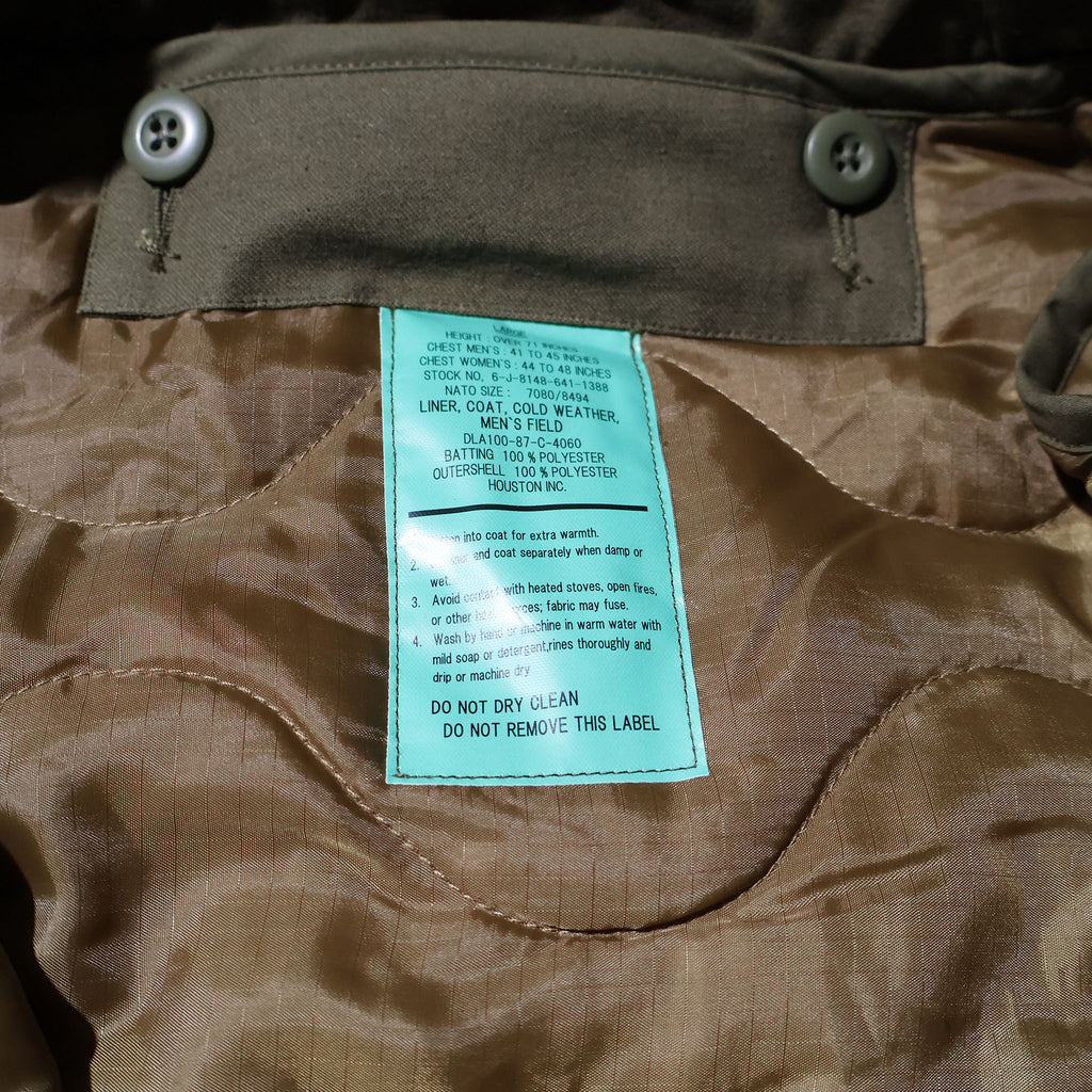 HOUSTON /  50815 M-65 JACKET with LINER DARK OLIVE