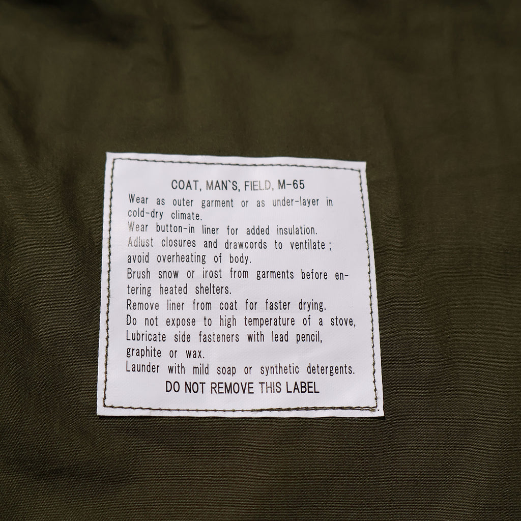 HOUSTON /  50815 M-65 JACKET with LINER DARK OLIVE