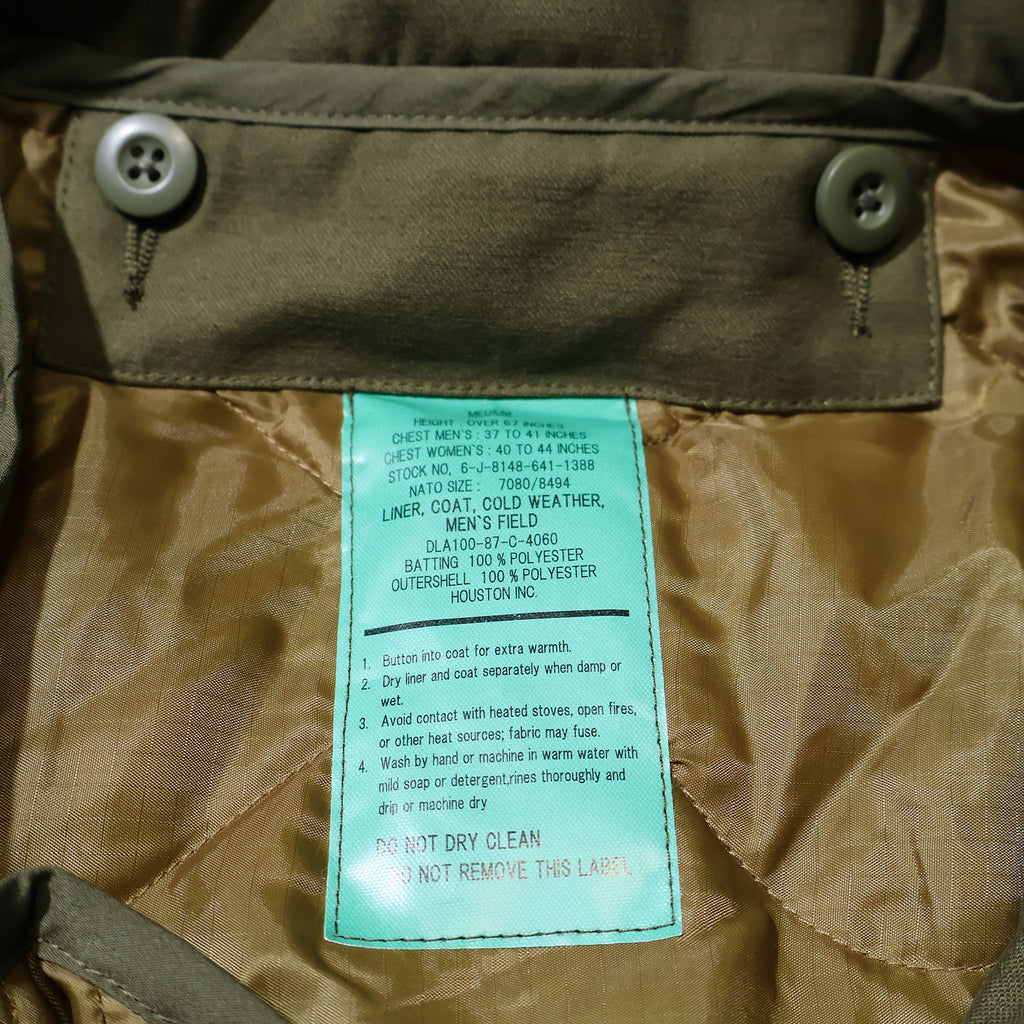 HOUSTON /  50815 M-65 JACKET with LINER OLIVE