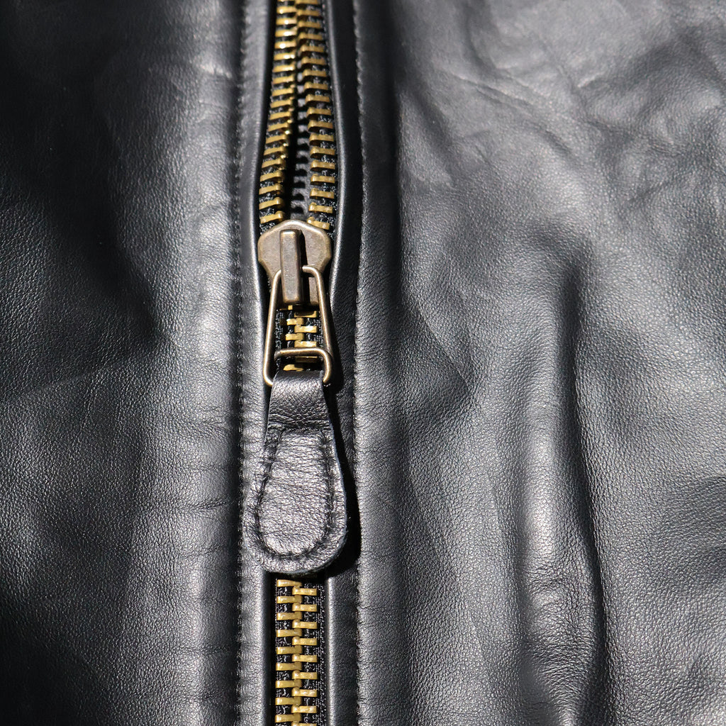 HOUSTON / 8191 SHEEP LEATHER MA-1 FLIGHT JACKET