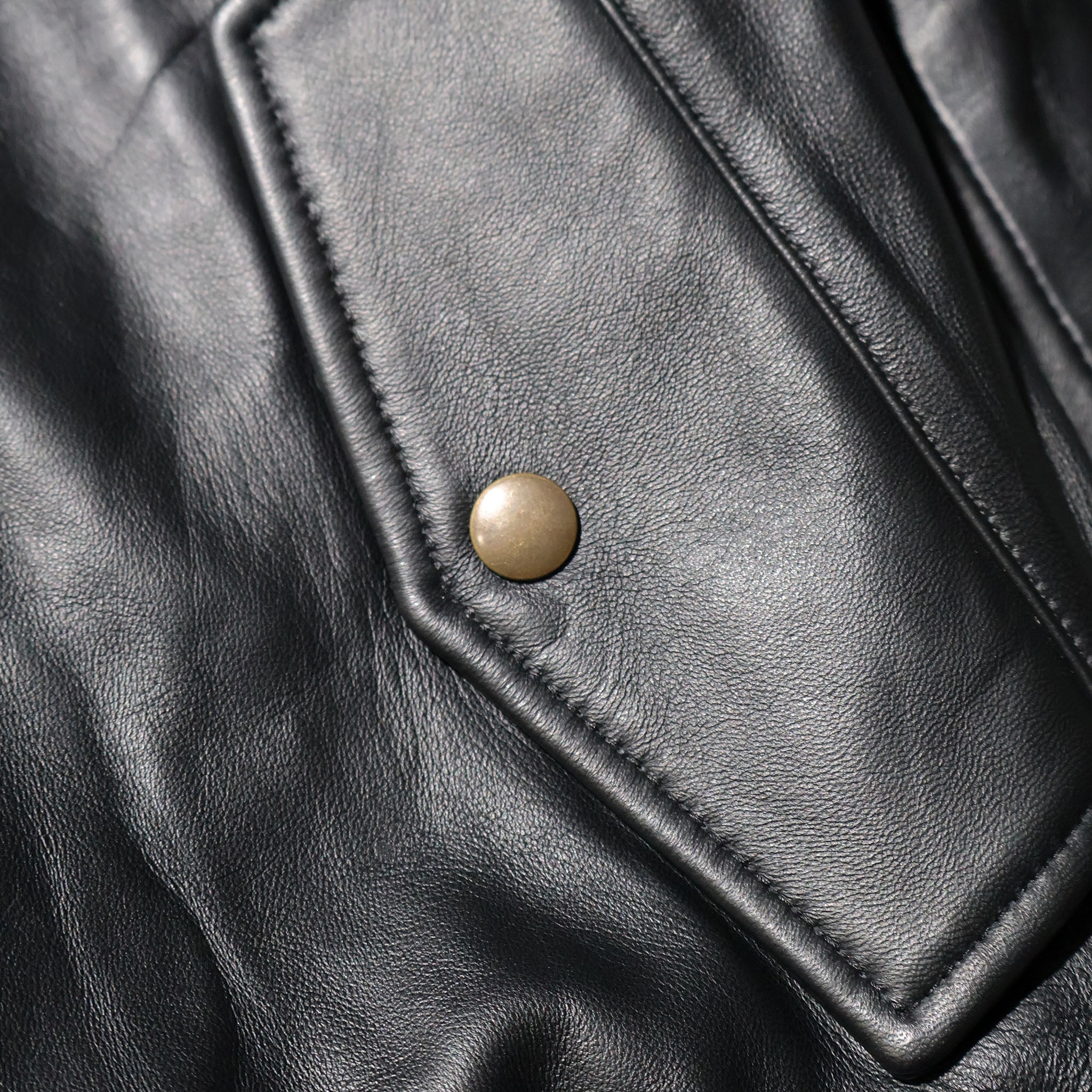 HOUSTON / 8191 SHEEP LEATHER MA-1 FLIGHT JACKET