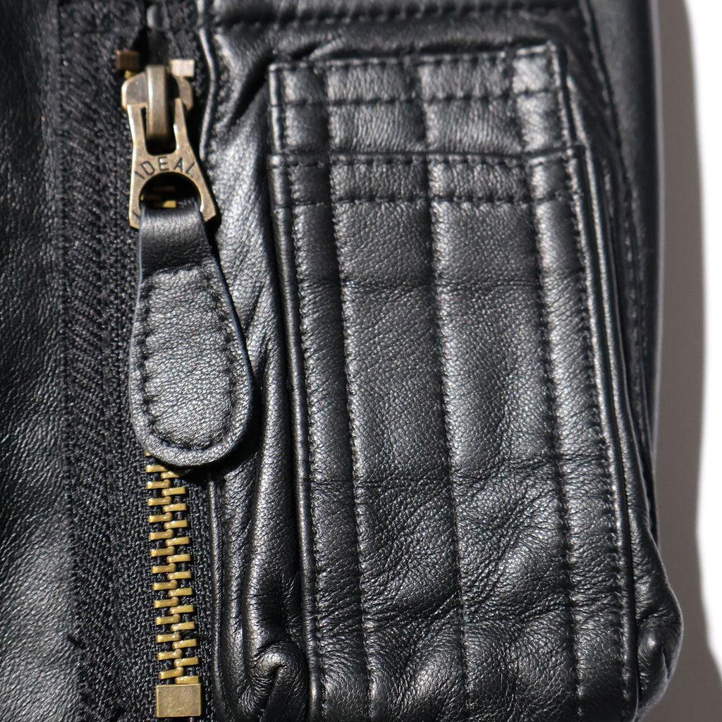 HOUSTON / 8191 SHEEP LEATHER MA-1 FLIGHT JACKET