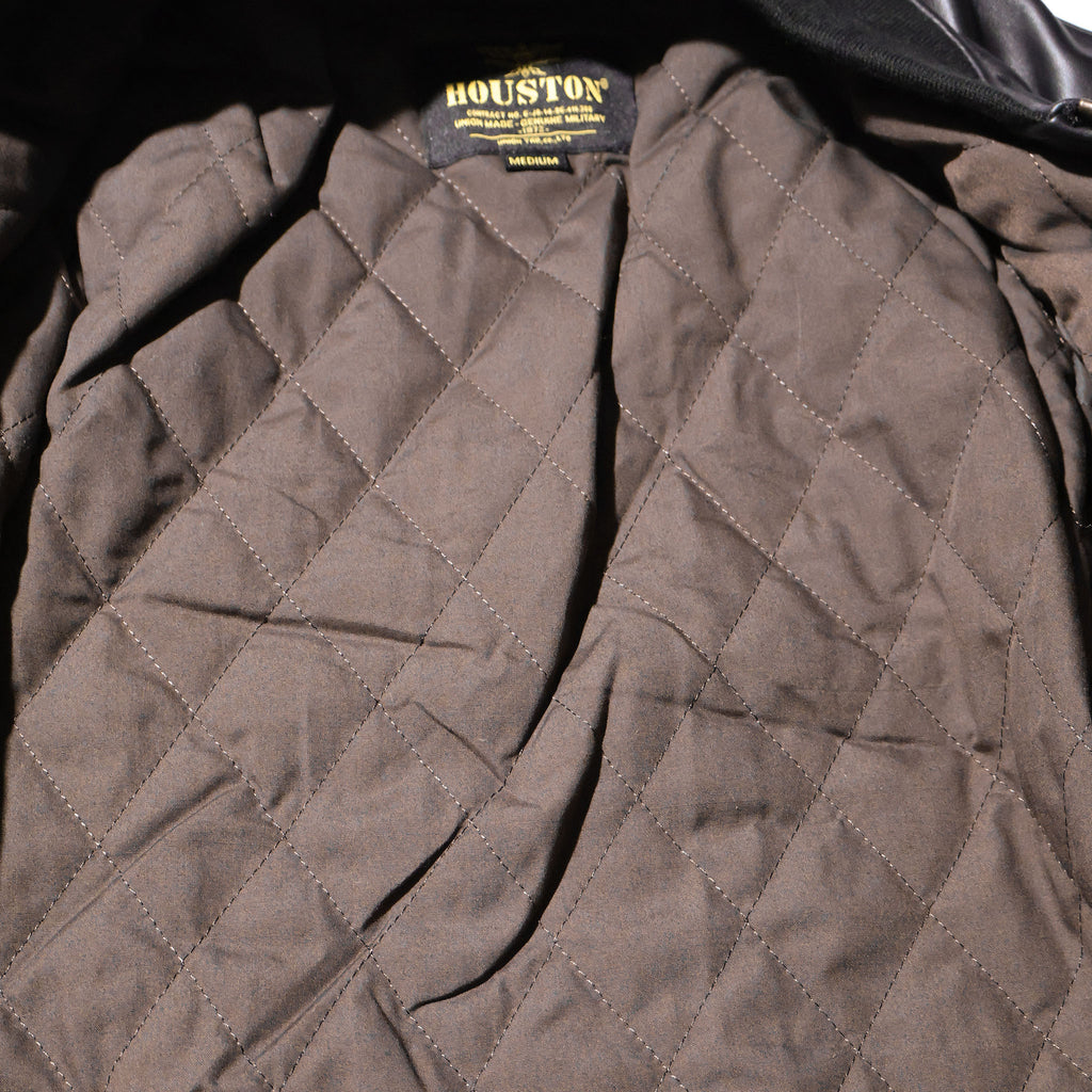 HOUSTON / 8191 SHEEP LEATHER MA-1 FLIGHT JACKET