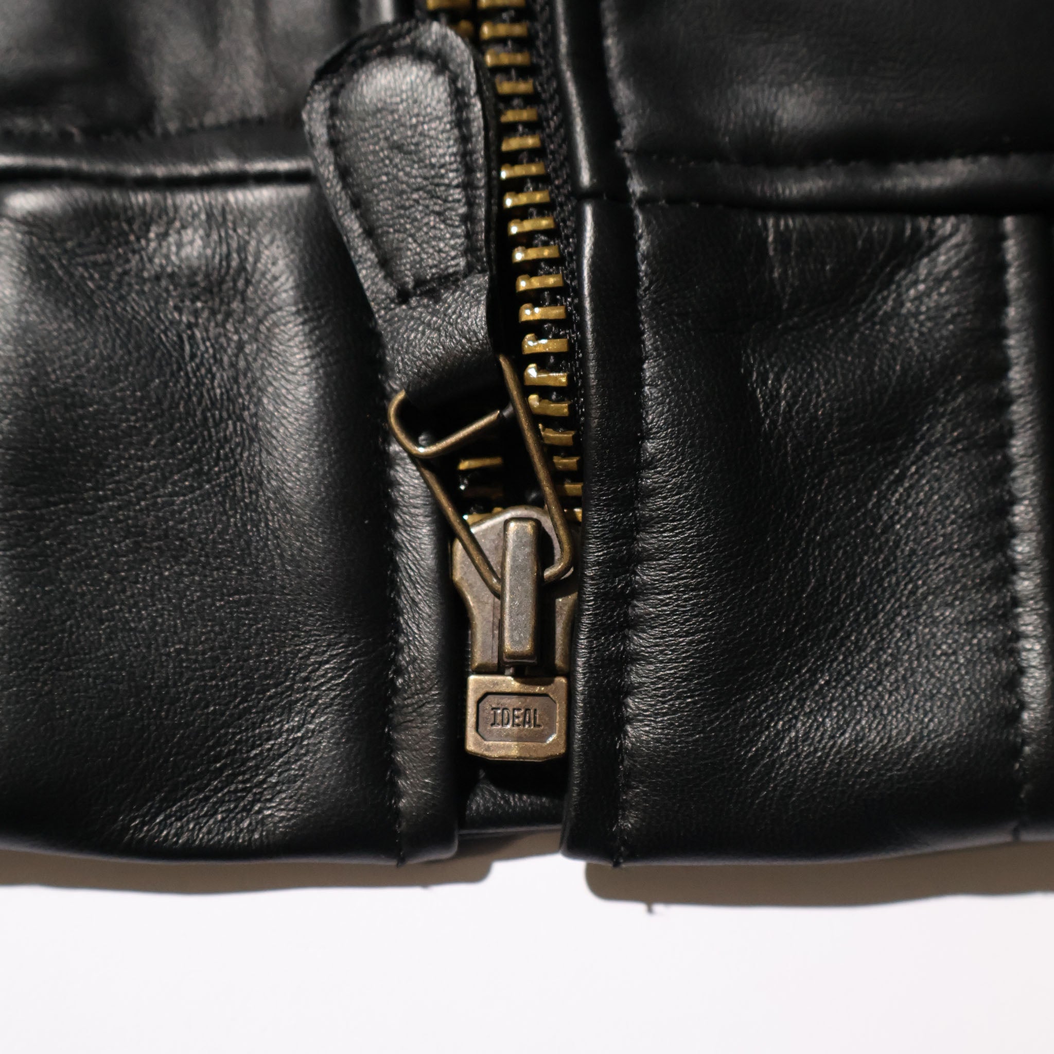 HOUSTON / 8191 SHEEP LEATHER MA-1 FLIGHT JACKET