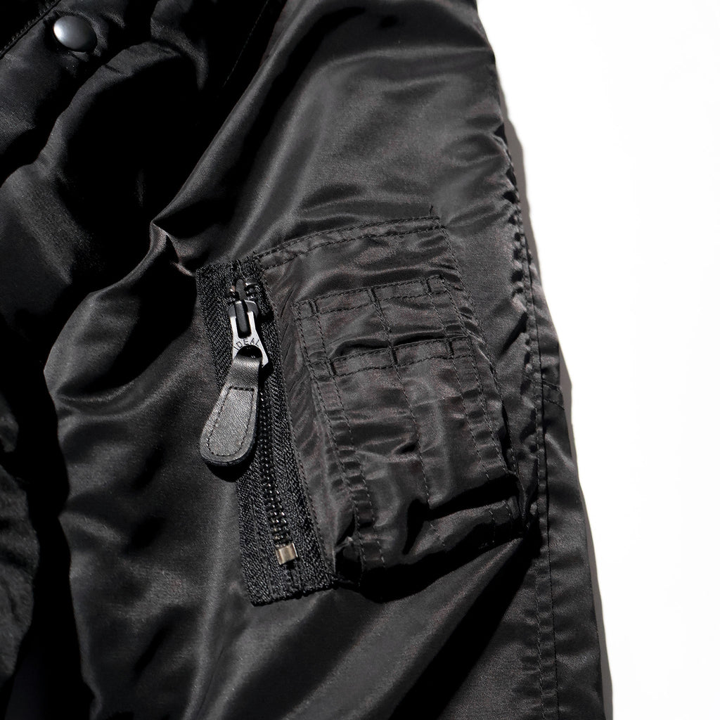 HOUSTON / 50317 N-3B FLIGHT JACKET BLACK