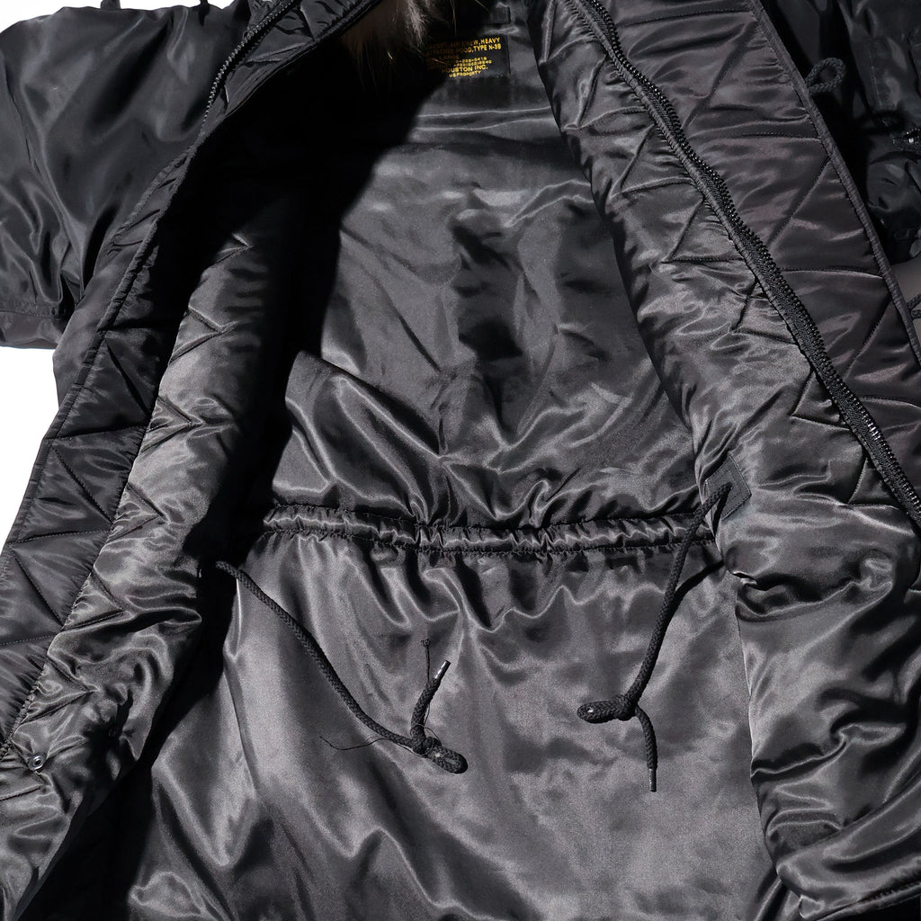 HOUSTON / 50317 N-3B FLIGHT JACKET BLACK