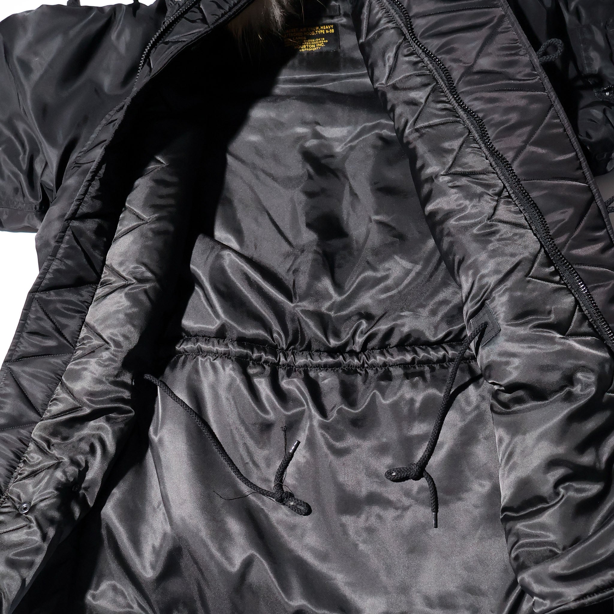 HOUSTON / 50317 N-3B FLIGHT JACKET BLACK