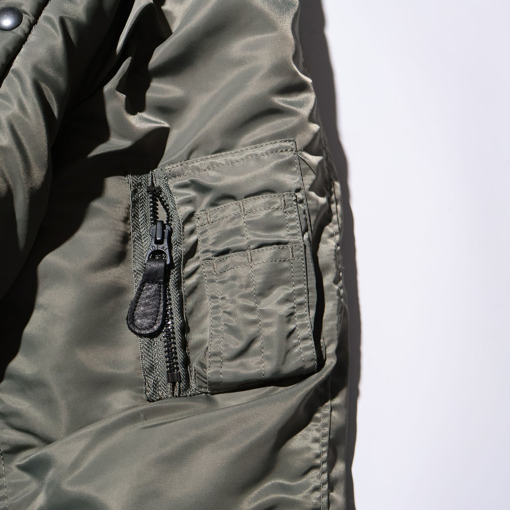 HOUSTON / 50317 N-3B FLIGHT JACKET OLIVE