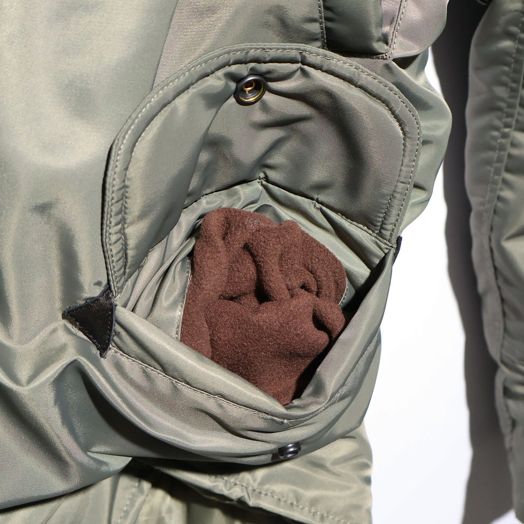 HOUSTON / 50317 N-3B FLIGHT JACKET OLIVE