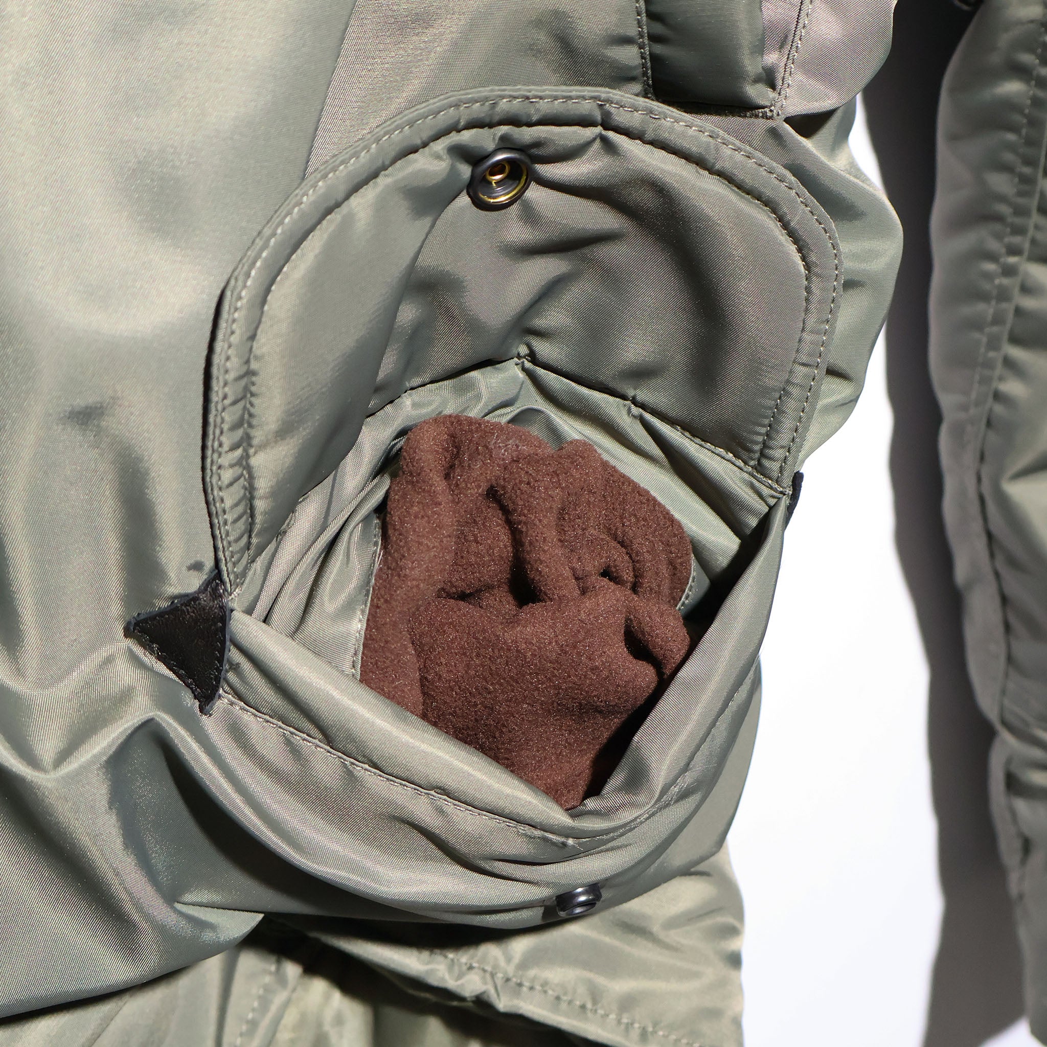 HOUSTON / 50317 N-3B FLIGHT JACKET OLIVE