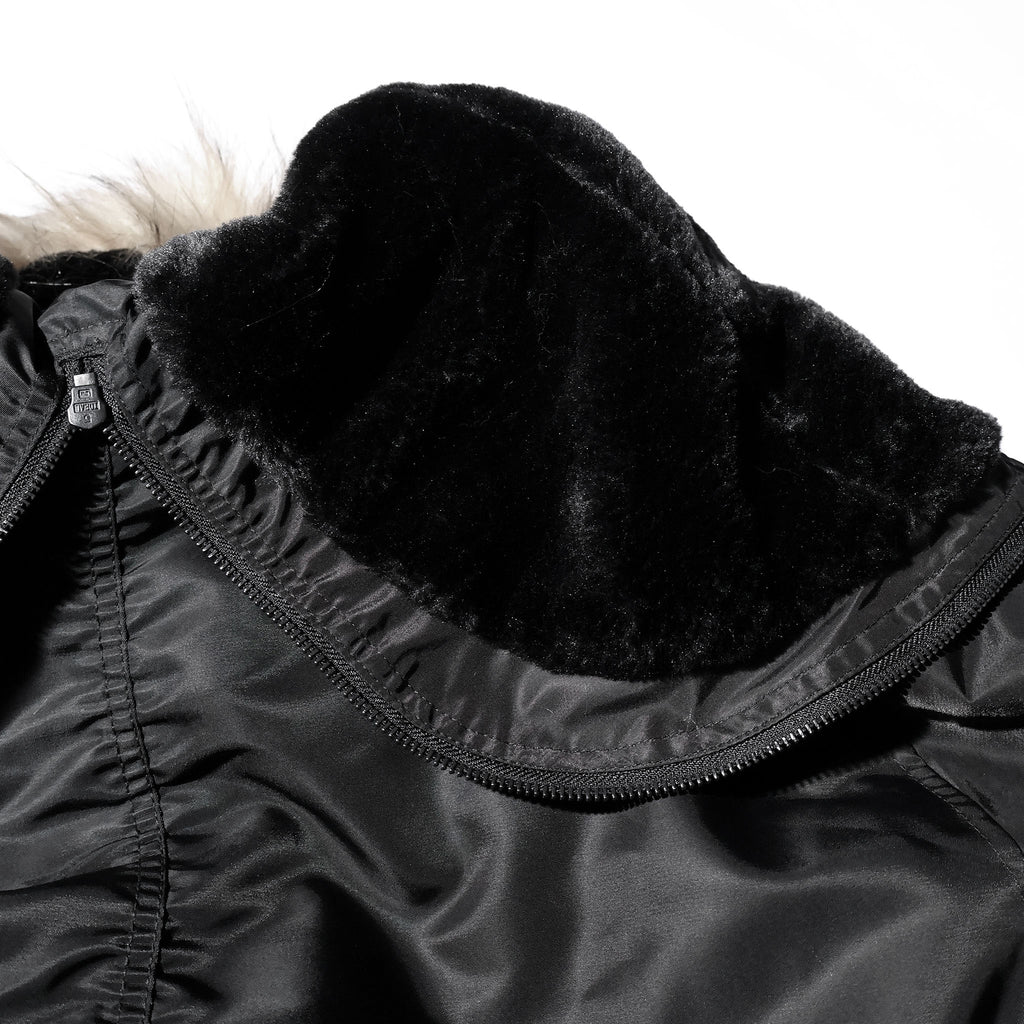 HOUSTON / 51536 N-2B FLIGHT JACKET BLACK