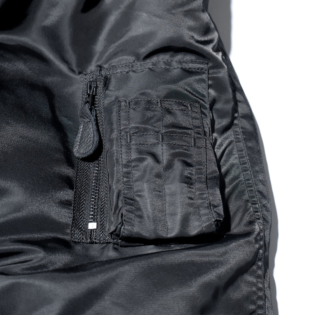 HOUSTON / 51536 N-2B FLIGHT JACKET BLACK
