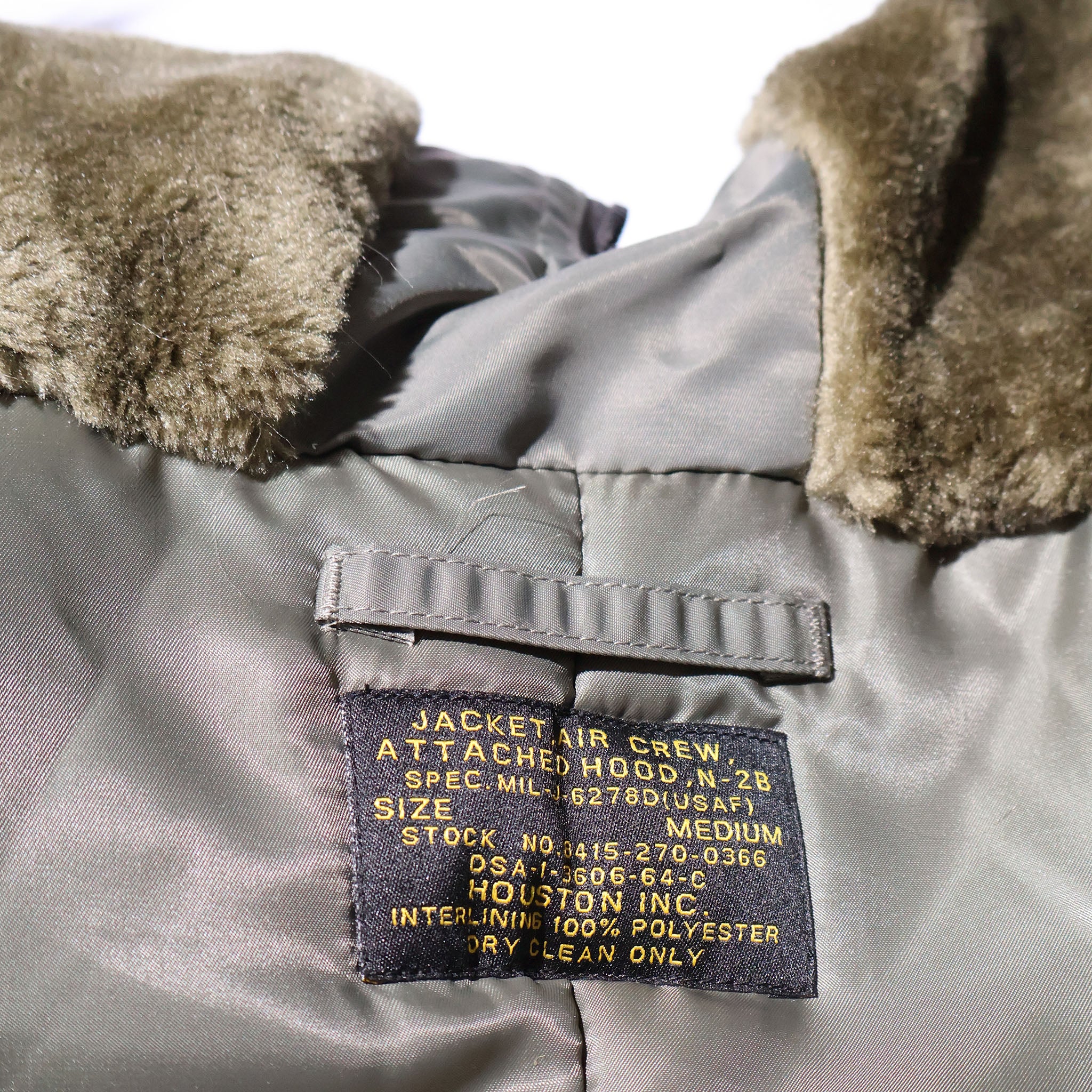 HOUSTON / 51536 N-2B FLIGHT JACKET OLIVE
