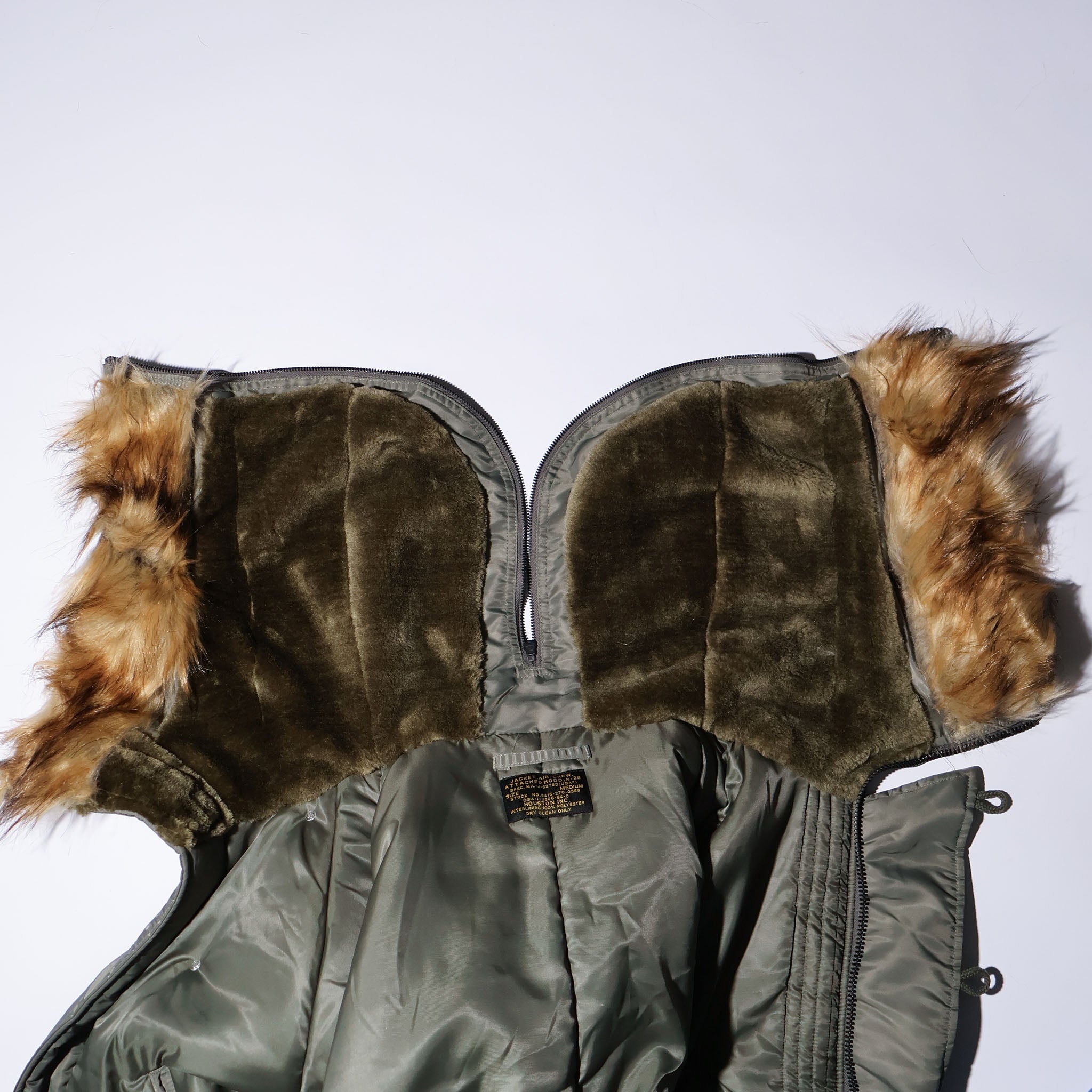 HOUSTON / 51536 N-2B FLIGHT JACKET OLIVE