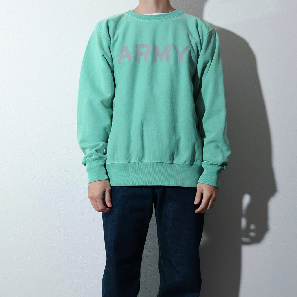 HOUSTON / 22344 PIGMENT R/W SWEAT SHIRT (ARMY) MINT