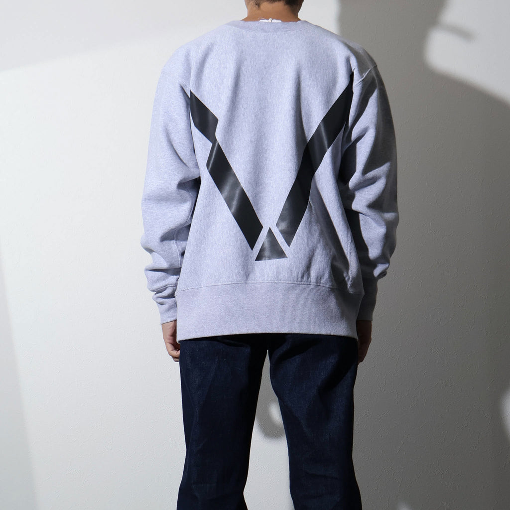 HOUSTON / 22369 PRINT U.S COTTON R/W SWEAT (USAFA) GRAY