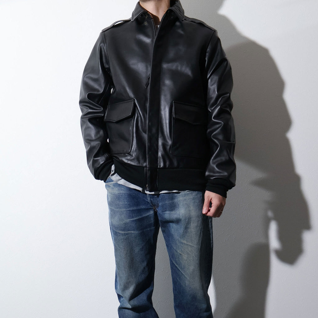 HOUSTON / 8173 A-2 LEATHER JACKET