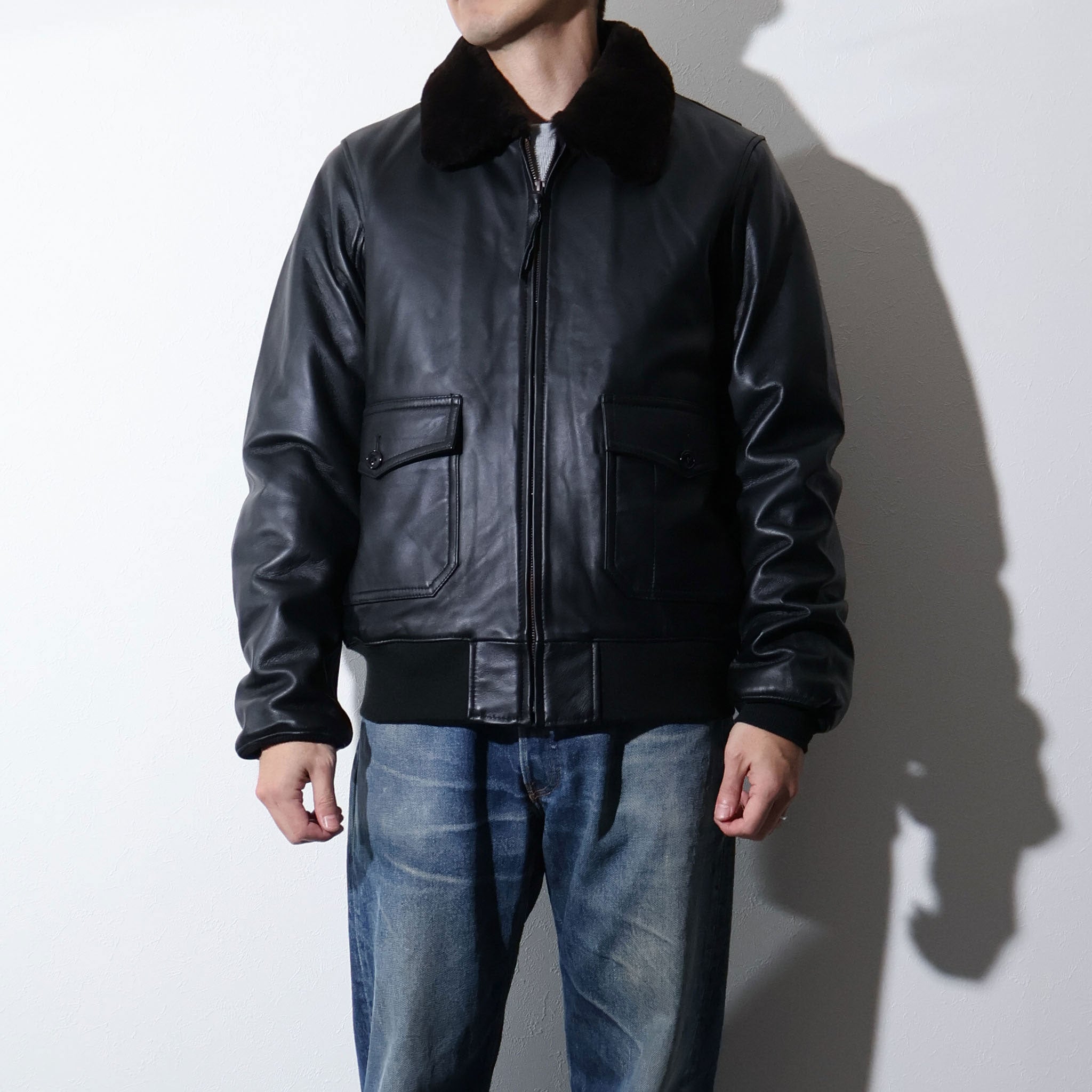 HOUSTON / 8172 G-1 LEATHER JACKET