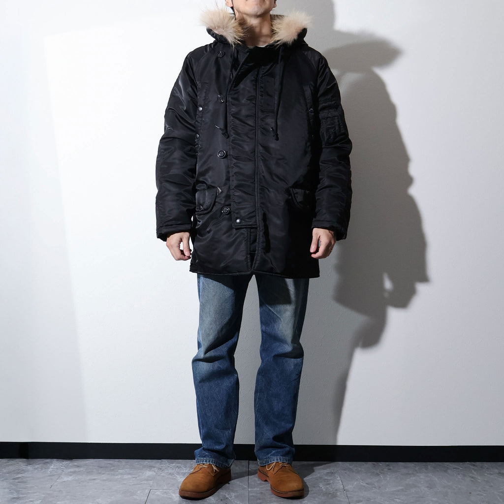 HOUSTON / 50317 N-3B FLIGHT JACKET BLACK