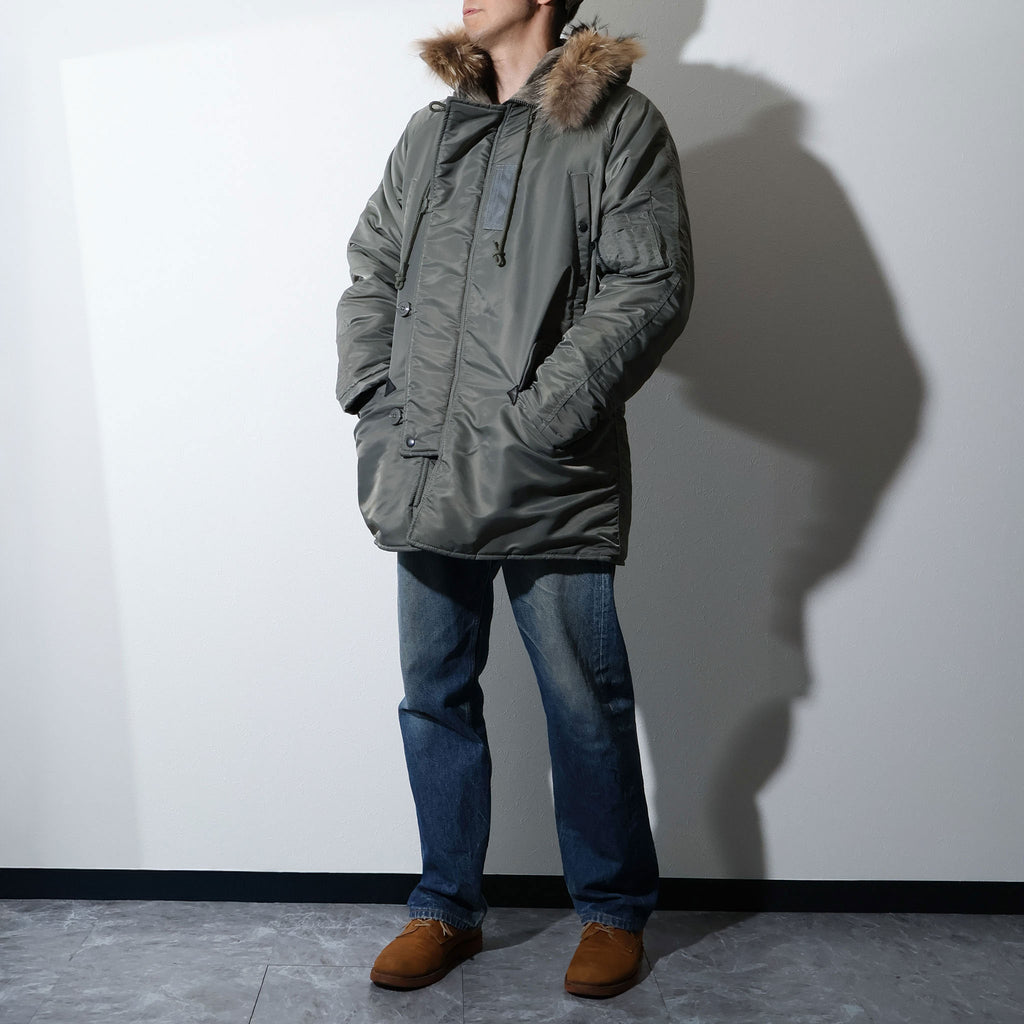 HOUSTON / 50317 N-3B FLIGHT JACKET OLIVE