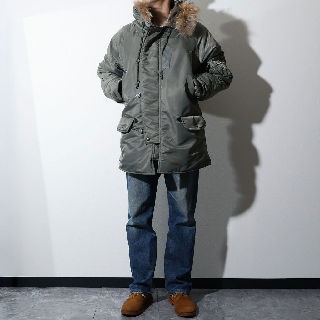 HOUSTON / 50317 N-3B FLIGHT JACKET OLIVE