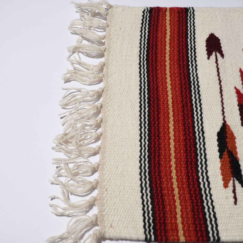 EL PASO SADDLEBLANKET / CHIMAYO STYLE MATS WHITE
