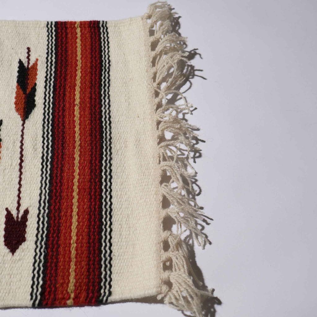 EL PASO SADDLEBLANKET / CHIMAYO STYLE MATS WHITE