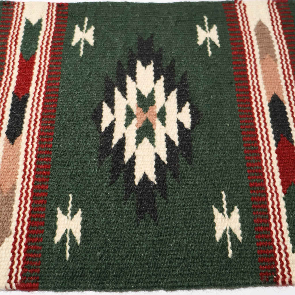 EL PASO SADDLEBLANKET / CHIMAYO STYLE MATS GREEN