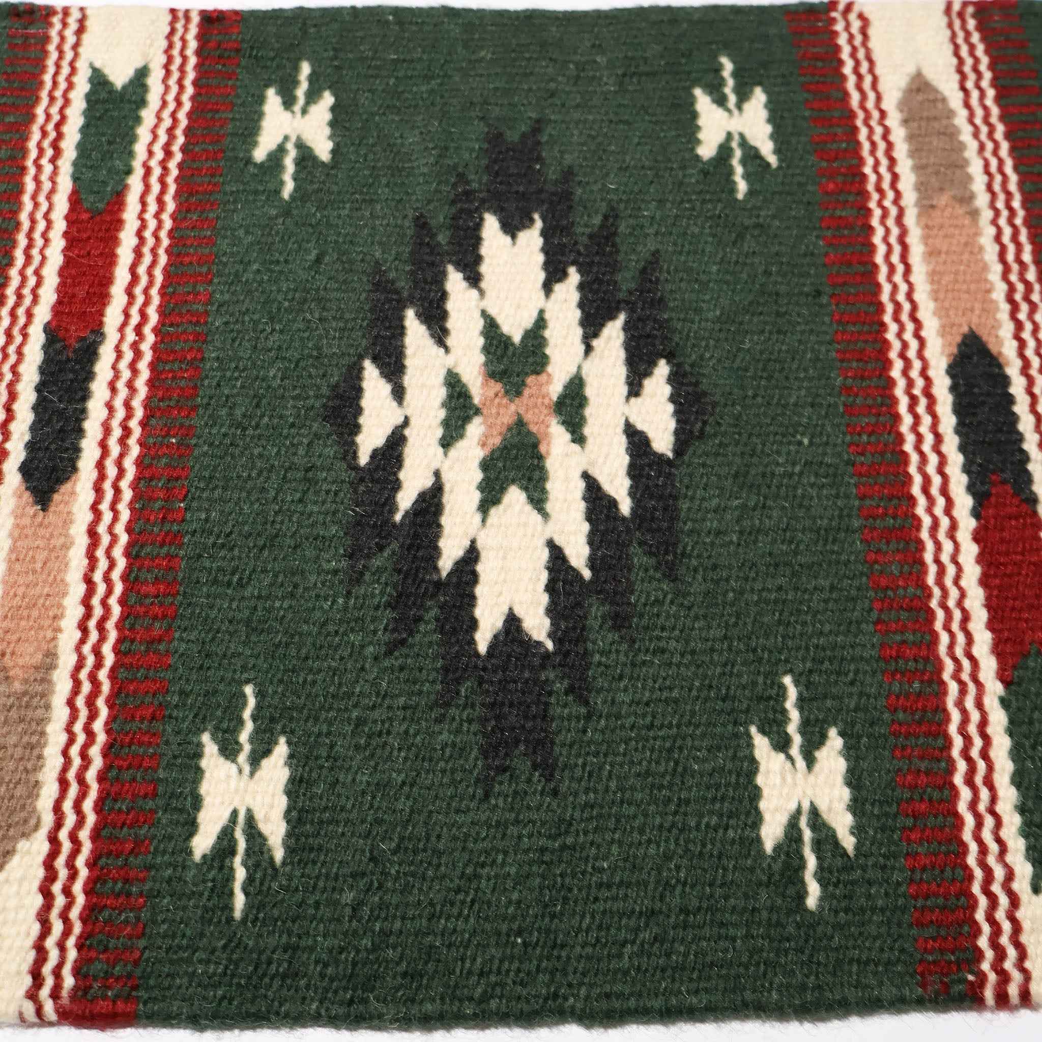 EL PASO SADDLEBLANKET / CHIMAYO STYLE MATS GREEN