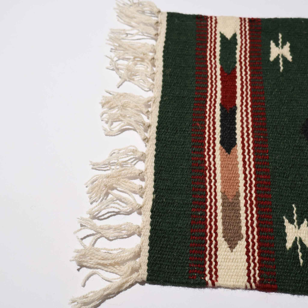 EL PASO SADDLEBLANKET / CHIMAYO STYLE MATS GREEN