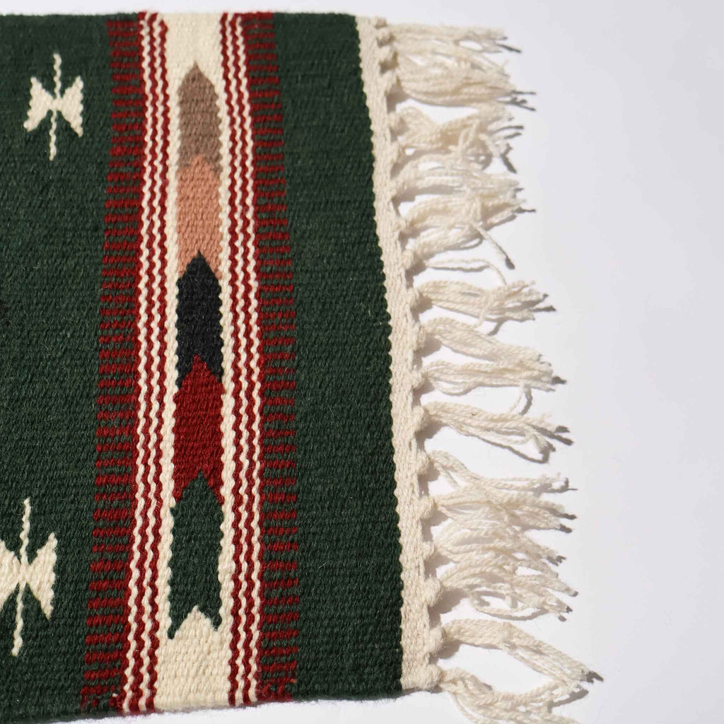 EL PASO SADDLEBLANKET / CHIMAYO STYLE MATS GREEN