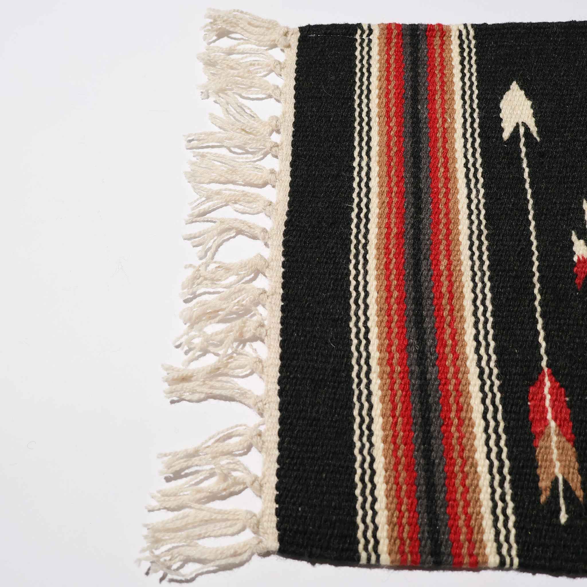 EL PASO SADDLEBLANKET / CHIMAYO STYLE MATS BLACK