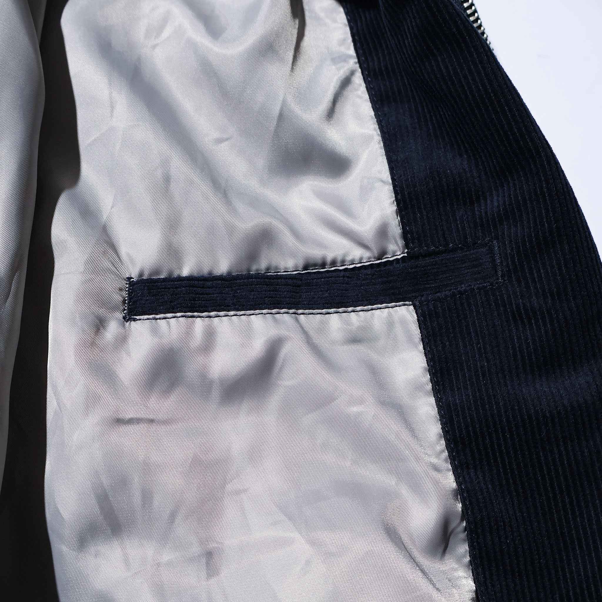 HOUSTON / 51448 CORDUROY EMBROIDERY JACKET (FFA) NAVY