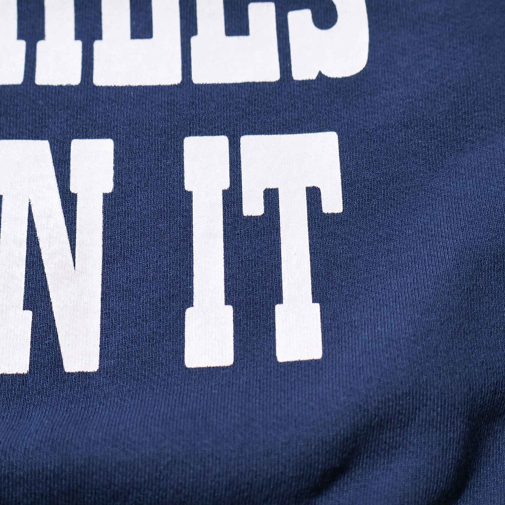 PEANUTS / PIGMENT CREW NECK SWEAT NAVY