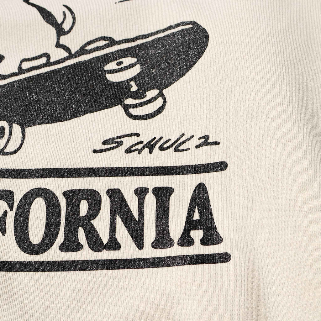 PEANUTS / PIGMENT CREW NECK SWEAT NATURAL