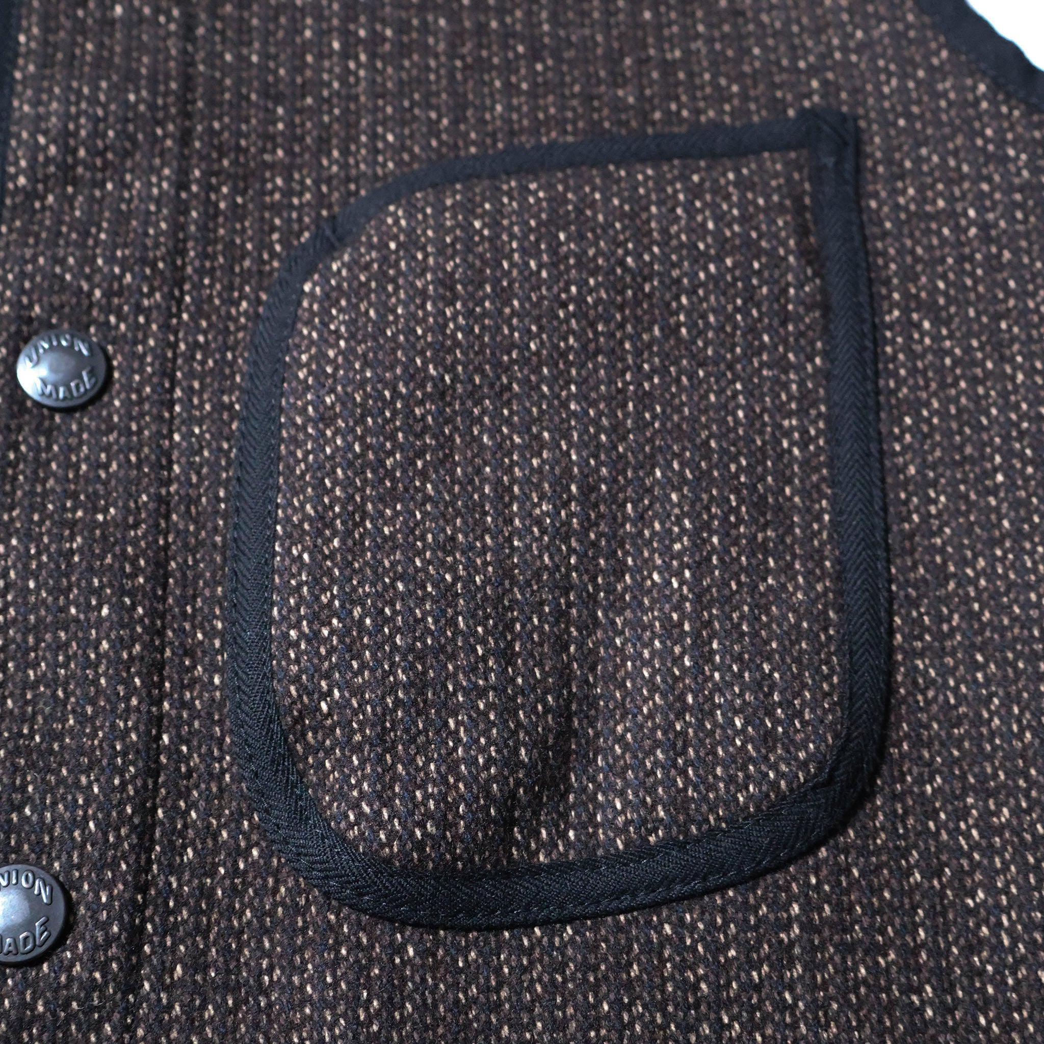 HOUSTON / 515645 BEACH CLOTH VEST MADE IN JAPAN - TRUTH