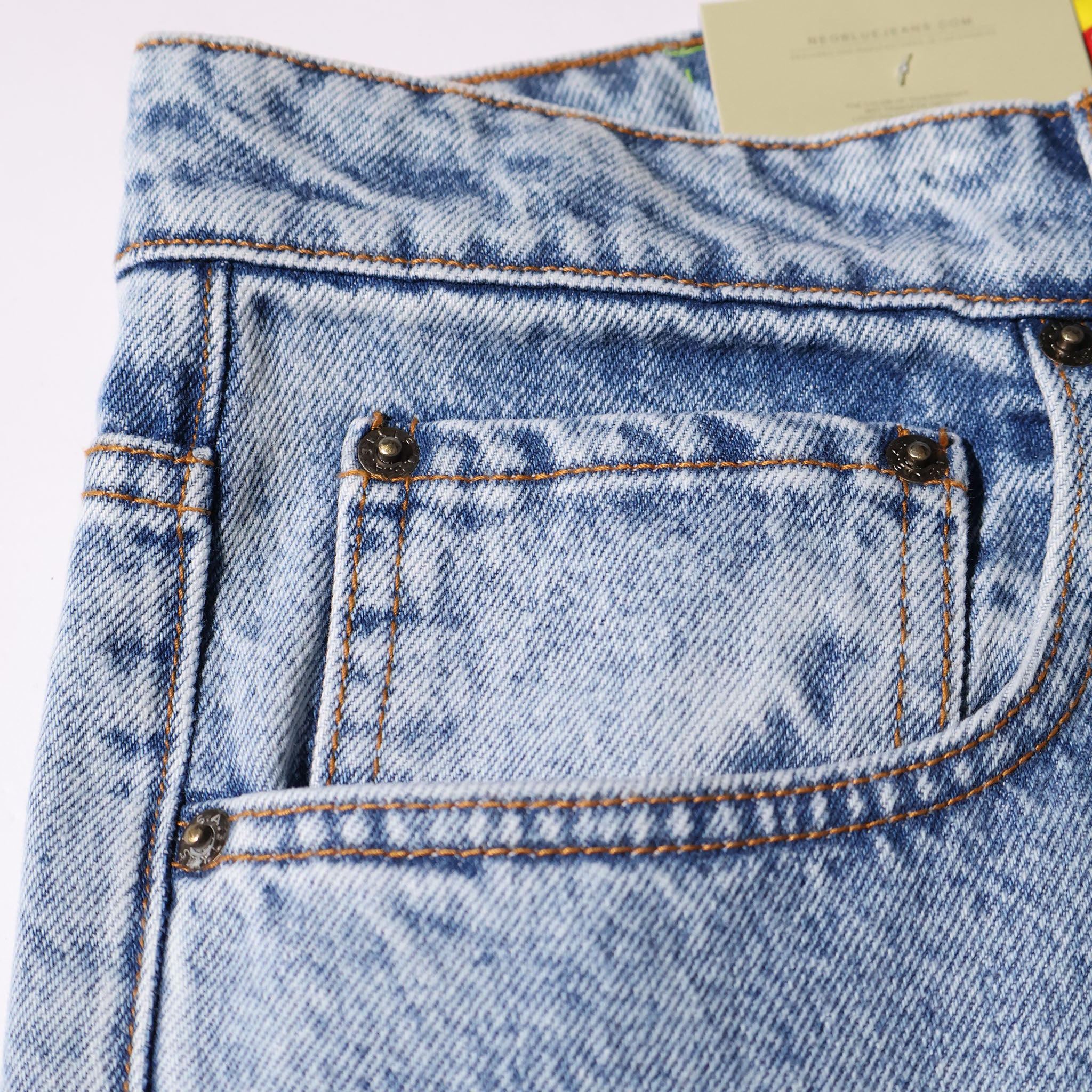 NEO BLUE / PASTEL BLUE BAGGY JEANS - TRUTH