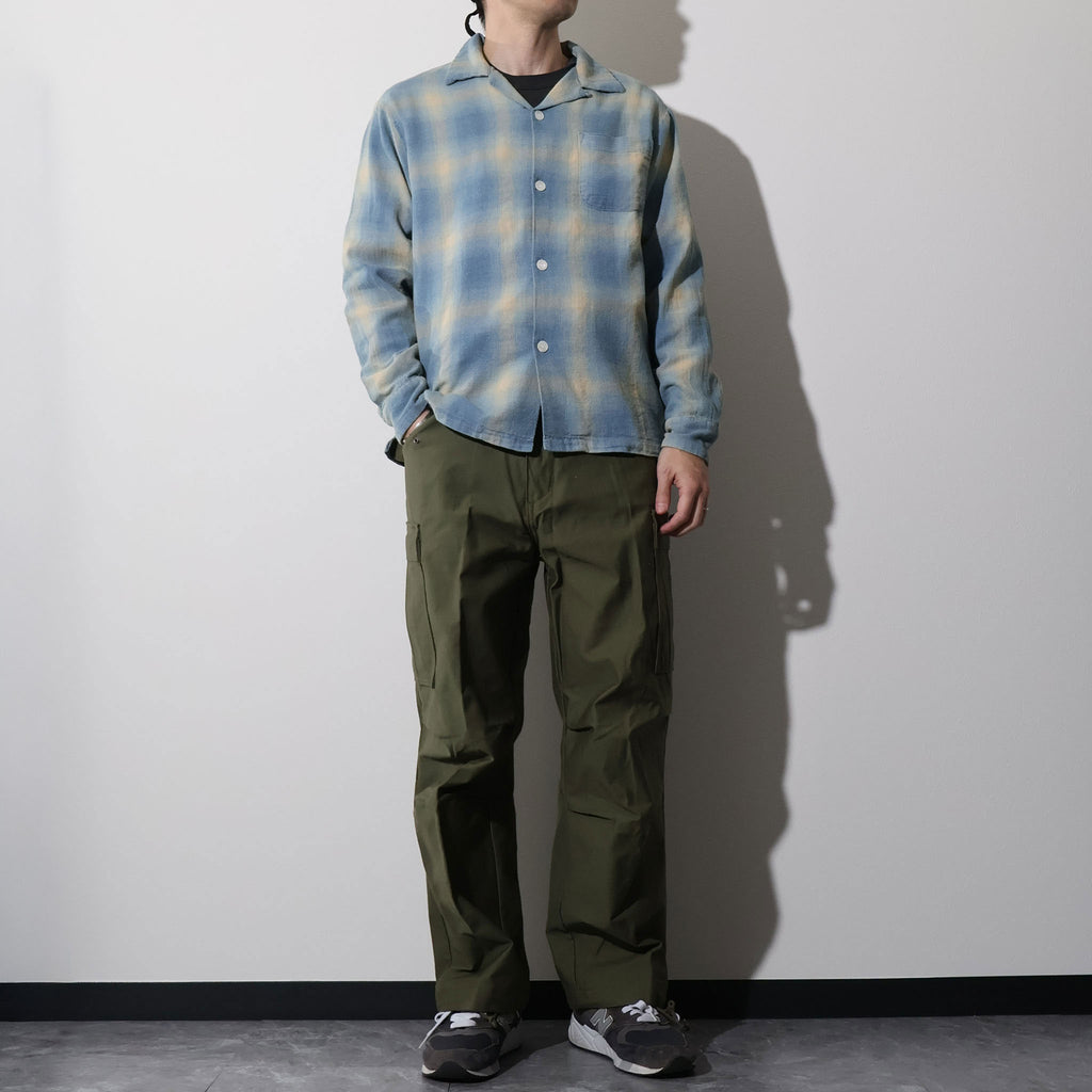 HOUSTON / 41272 INDIGO HB OMBRE CHECK L/S SHIRT - TRUTH