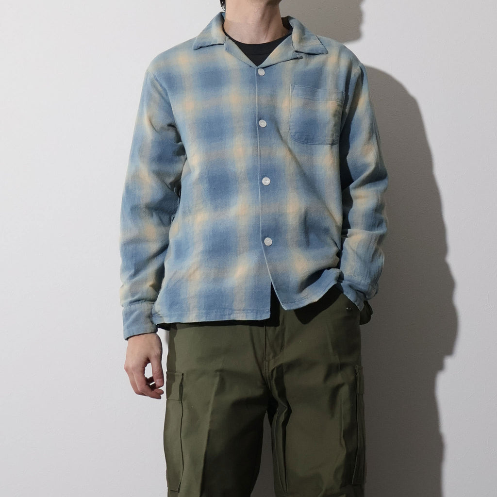 HOUSTON / 41272 INDIGO HB OMBRE CHECK L/S SHIRT - TRUTH