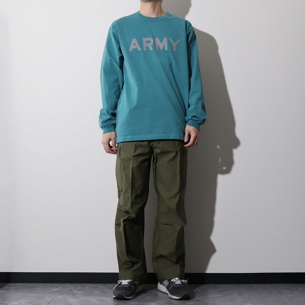 HOUSTON / 22392 PIGMENT U.S. COTTON PRINT TEE (REFLECTOR ARMY) - TRUTH