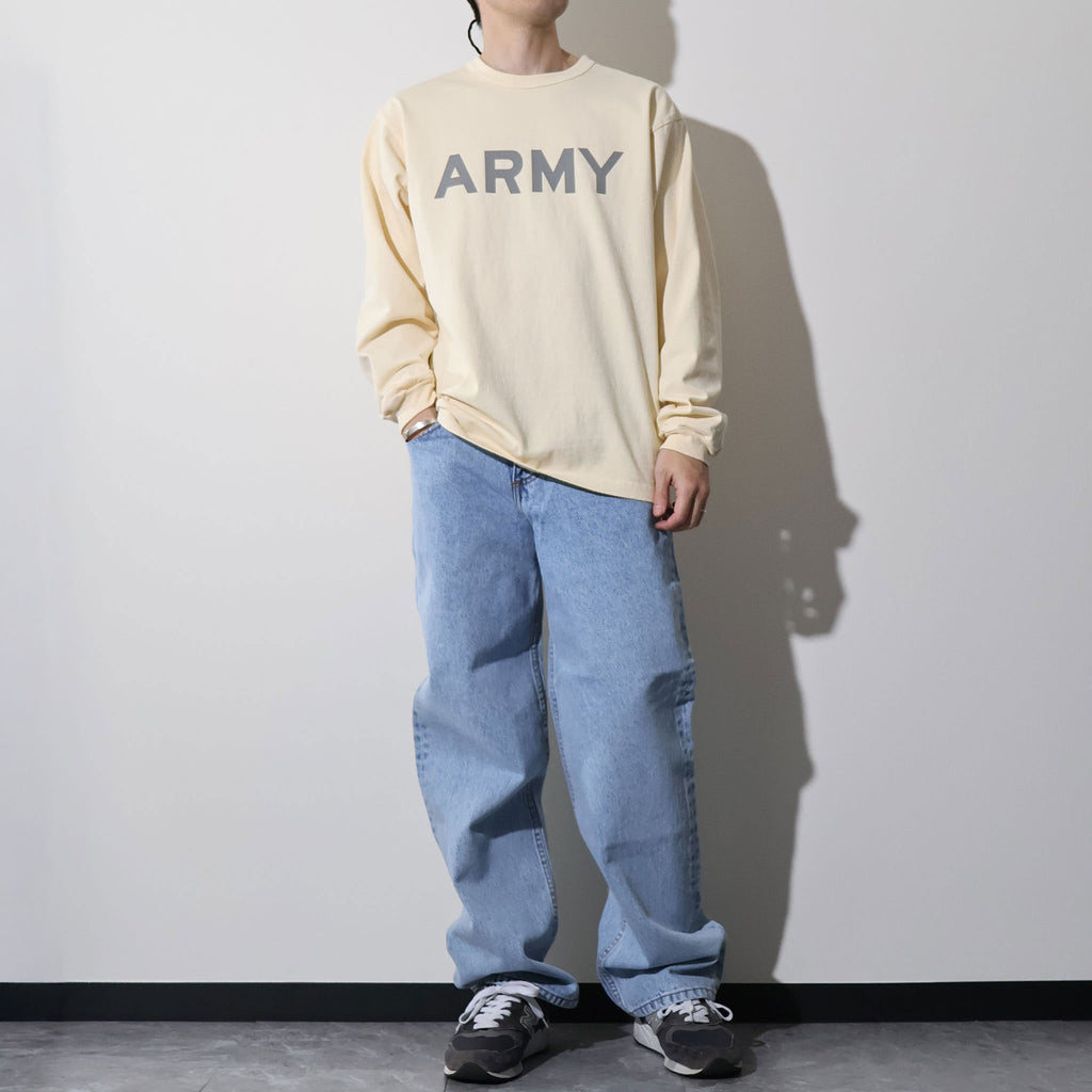HOUSTON / 22392 PIGMENT U.S. COTTON PRINT TEE (REFLECTOR ARMY) - TRUTH