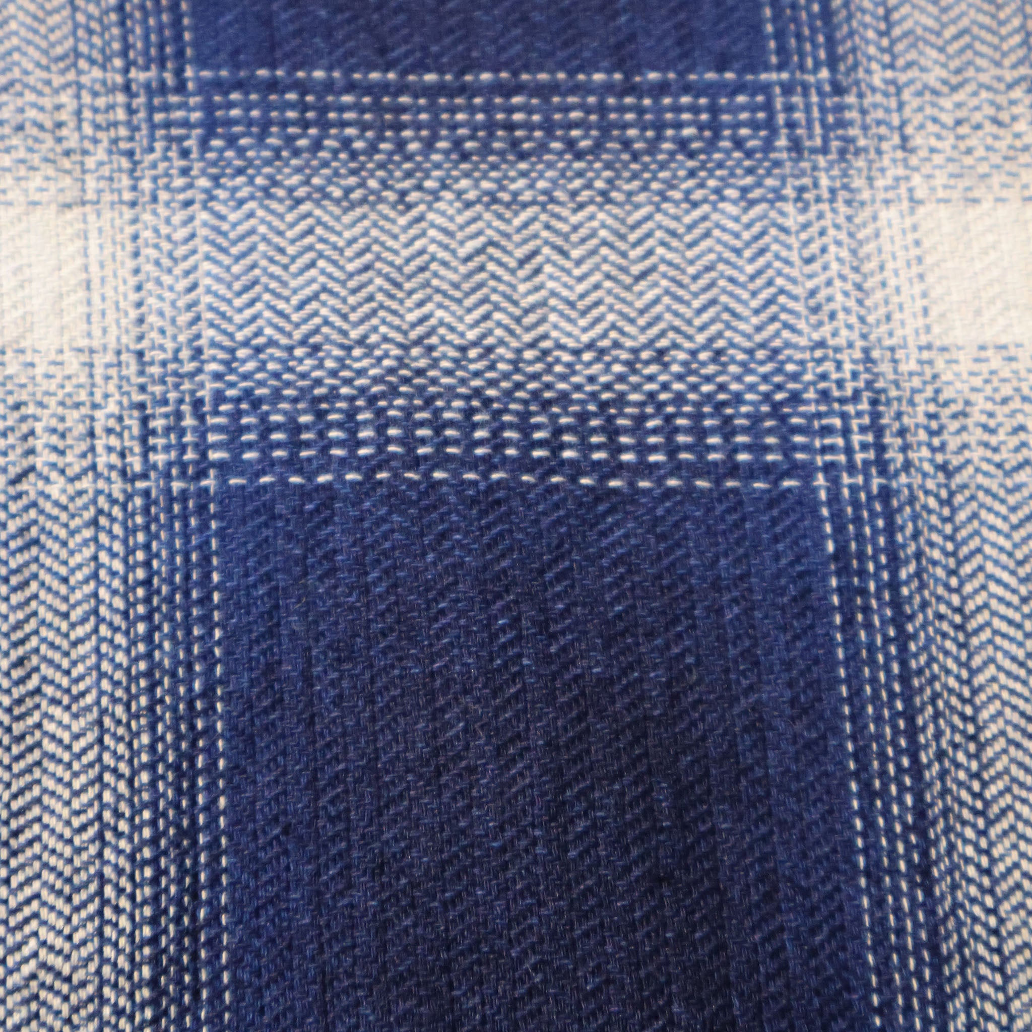 HOUSTON / 41273 INDIGO HB OMBRE CHECK S/S SHIRT