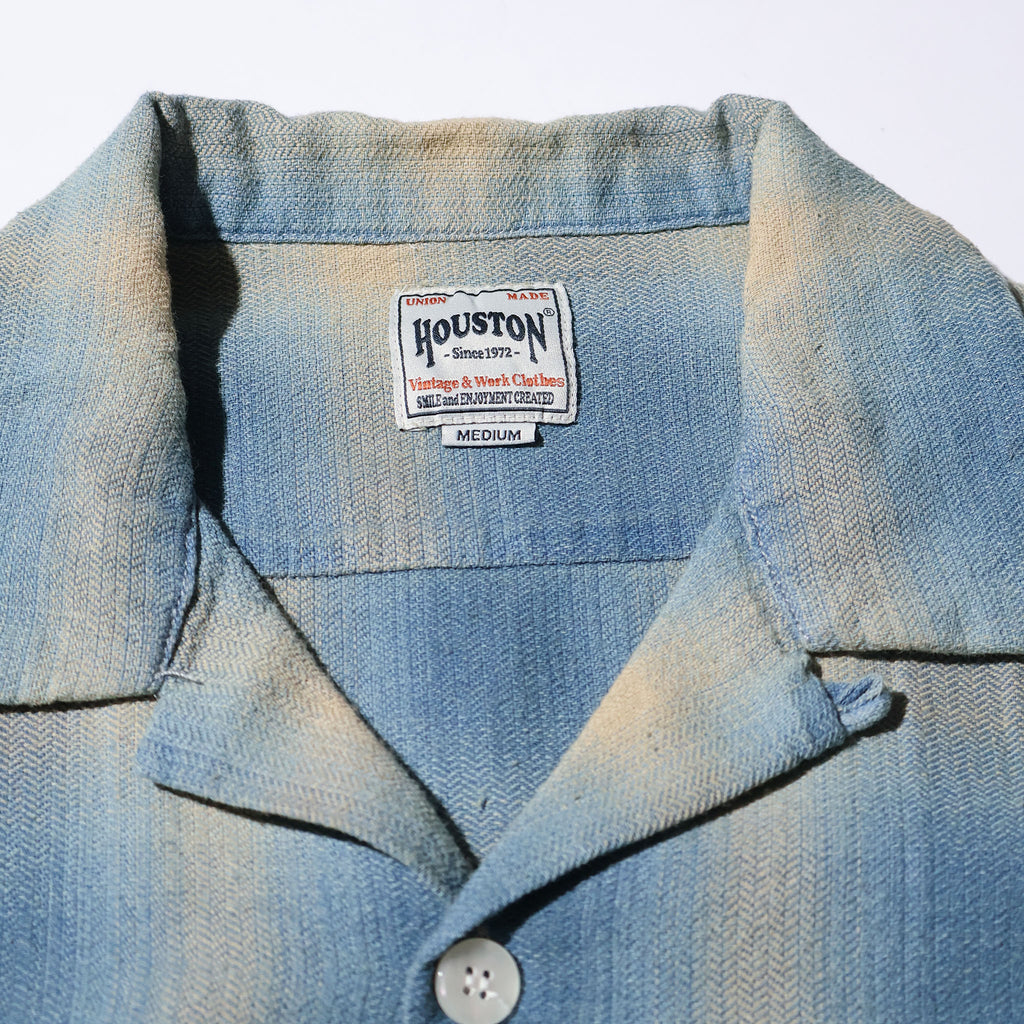 HOUSTON / 41273 INDIGO HB OMBRE CHECK S/S SHIRT - TRUTH